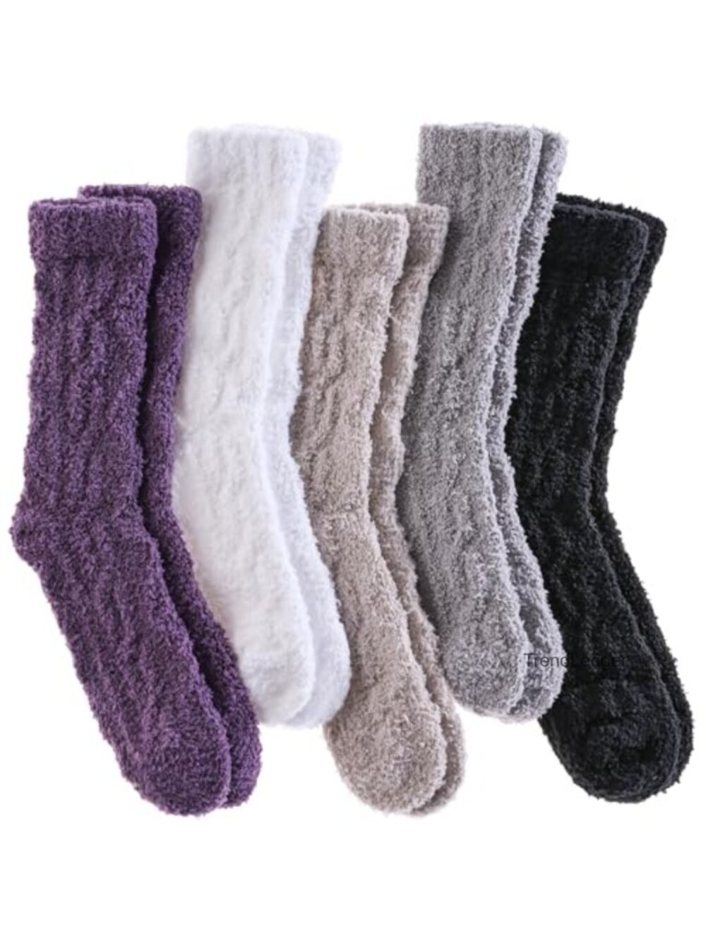 Fuzzy Slipper Socks Coral Velvet Fleece Lined Cozy Winter Warm Women